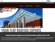Tablet Screenshot of centralroofingcalgary.org